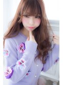 アンジュヘアー　ベビーバングの　アンニュイカール