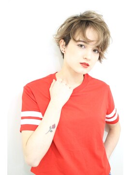 レンク(LENC) Coast.ブロンドガール×ツーブロック×ワンサイド