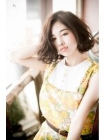 オハナ(ohana)&nbsp;【ohana/表参道】ルーズで可愛いふわミディ～黒髪でも似合う