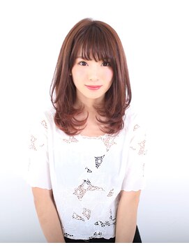 ヘアージェニック(hair genic) ナチュラル＆ヘルシー　セミロングレイヤー