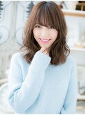 *mod's越谷*とろみカールが大人かわいい☆くせ毛風セミディa