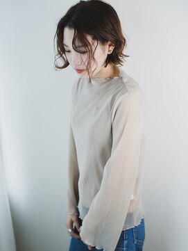 シュシュ(chouchou) 前髪にこだわるセンシュアルショート/アッシュブラウン