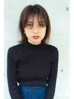 モリオ フロム ロンドン 大宮2号店(morio from London)&nbsp;【なかじま ひびき】シースルーバング×外ハネボブ