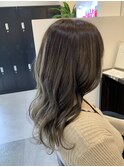 透明感アッシュベージュ