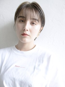 アイティー バイ アルバム 浦和店(IT by ALBUM) ナチュラルストレートショート_フリンジウェーブ_27607