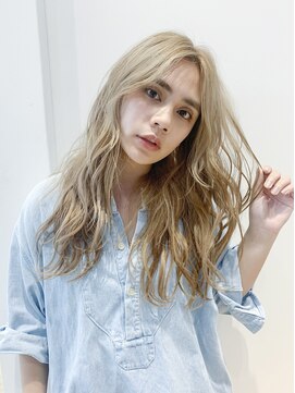 アルバム 銀座(ALBUM GINZA) カジュアルロング_ココアブラウンフリンジウェーブ_67808