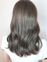 ジーナ セントラル銀座(Zina)&nbsp;セシルカットフリンジウェーブ×大人かわいい前髪ココアブラウン