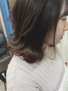 アルル ヘアー(ALULU HAIR) ノンブリーチで作る『さりげインナー』