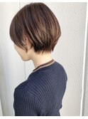 カットで変わる丸みショート