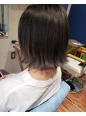 切りっぱなし外ハネボブ×グレージュ☆