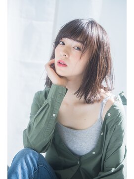 ヴァンクシー バイ ルナ(VANKCY by Luna) 小顔 大人ボブ ボブルフ 前髪カタログ 登戸 20代 30代 外ハネ 楽