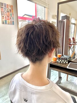 オレンジ(orange) 【orange大分賀来】メンズツーブロックツイストスパイラル