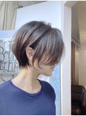 丸みショートボブ