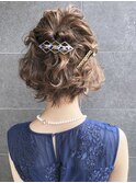 お呼ばれ結婚式ヘアアレンジ