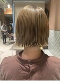 切りっぱなしボブ
