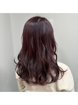 セレスト 福岡天神店(CELESTE) 【木島】チェリーレッド×MIXウェーブ【福岡天神】