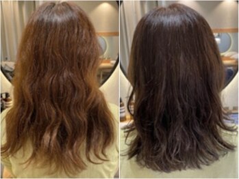ウララ(URARA)の写真/《常盤駅徒歩2分》大人女性の髪質改善サロン♪ダメージが少ない特許取得カラーで染めるたびに綺麗な髪へ◎