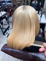 アディクト 東陽町西口(addict)&nbsp;ブリーチ毛でもできる縮毛矯正＿ベージュ＿ミディアム［東陽町］