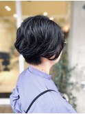 ハンサムショート/ニュアンスパーマ