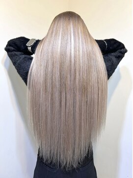 リリー シブヤ(Lilly shibuya) 【Lilly渋谷】#ミルクティー#編み込みエクステ#スーパーロング