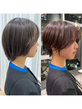 アンド ストーリーズ(&STORIES) ひし形ショート/前下がりショート/絶壁解消30代/40代【橋本】