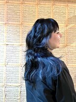 マエストロ(Maestro)&nbsp;☆☆ハイレイヤーウルフのインナーカラー シルバーブルー