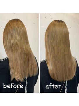 チェリッシュ(Cherish) 大人可愛いサラツヤロングゴールドベージュストレート