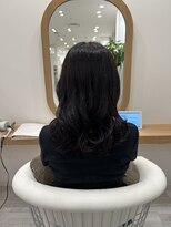 アドラーブル ココロ 新潟(adorable CoCoLo)&nbsp;20代30代寒色系カラーシースルーバンク艶感ストレート透明感