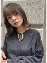 髪質改善＊外はねミルクティアッシュ＊美髪【Zina浦安】