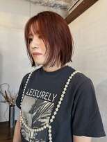 ニーム(nimes)&nbsp;オレンジブラウン×ボブ