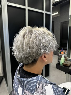 メンズ サロン ドット トウキョウ 町田店(men's salon dot. tokyo) ホワイトカラー×ケアパーマ