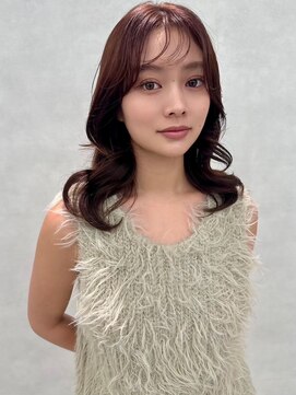 エジョン 三鷹店(Aejon) レイヤーロング/ヘルシースタイル/韓国ヘア/ベビーピンク/吉祥寺