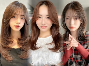 フォト 新宿(foto)の写真/[カット+トリートメント¥5300]数ミリのカットでガラリイメージを変えて小顔になる「顔回りレイヤー」