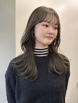 ニール 名古屋 伏見 丸の内(NEELU)&nbsp;【Neelu_misa】レイヤーカット オリーブグレージュ