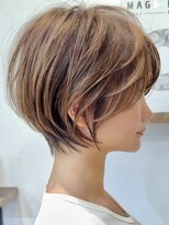 ビュー トウキョウ(VIEW TOKYO) 10代20代30代小顔顔まわり似合わせ耳かけショートパーマ