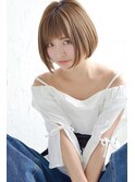 ミセスひし形前下がりロブ/髪質改善/ショート20代30代40代/[柏]