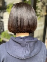 サロン ハナノ(Salon Hanano)&nbsp;大人可愛いミニボブ｜30代40代にも似合うナチュラル艶髪