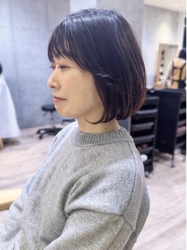 セイドット リー(Say. Ree) Say.ショートボブミニボブボブアッシュブラックグレージュカラー