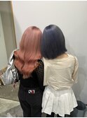 #ダブルカラー#暖色#寒色#キキララ