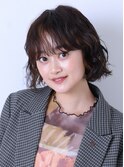 ラフにはねたり癖毛みたいな無造作なゆるふわパーマ☆