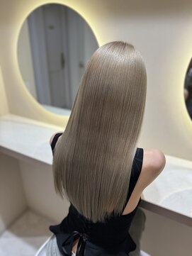 アディクト 本店 東陽町(addict) 髪質改善＿縮毛矯正＿ブリーチ毛＿ロング［東陽町駅］