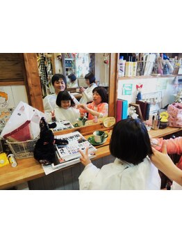 三軒茶屋◆小学生未満からキッズカットもOK！お手入れが楽になるスタイルをご提案いたします♪
