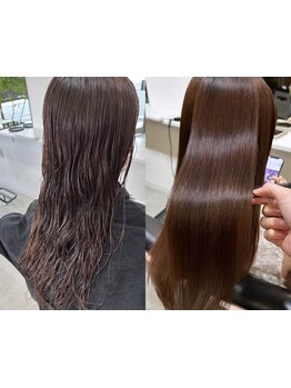 【長野駅徒歩５分☆】まとまるだけじゃない！見た目も感触も変わる、髪質改善ストレートを体験♪