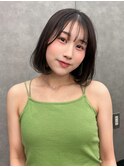 くびれヘア/顔周り/韓国/カラー/レイヤーカット/前髪/錦糸町ボブ