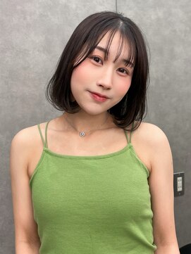 ロンド ブランシュ 錦糸町北口(Lond blanche) くびれヘア/顔周り/韓国/カラー/レイヤーカット/前髪/錦糸町ボブ
