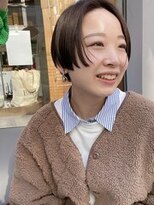 ナインセンス 下北沢(9_________nine sense) ハンサムショート×暗髪カラー【下北沢】