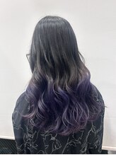 ウェーブス 大宮西口店(wave's) グラデーションパープル／小川