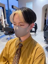 エン 栄店(enne)&nbsp;インナーカラー×刈り上げセンターパート