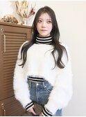 抜け感あるナチュラルなスタイル