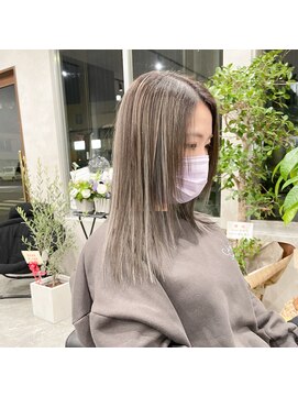 リアン(lien) ハイライトカラー×シルバーグレージュ